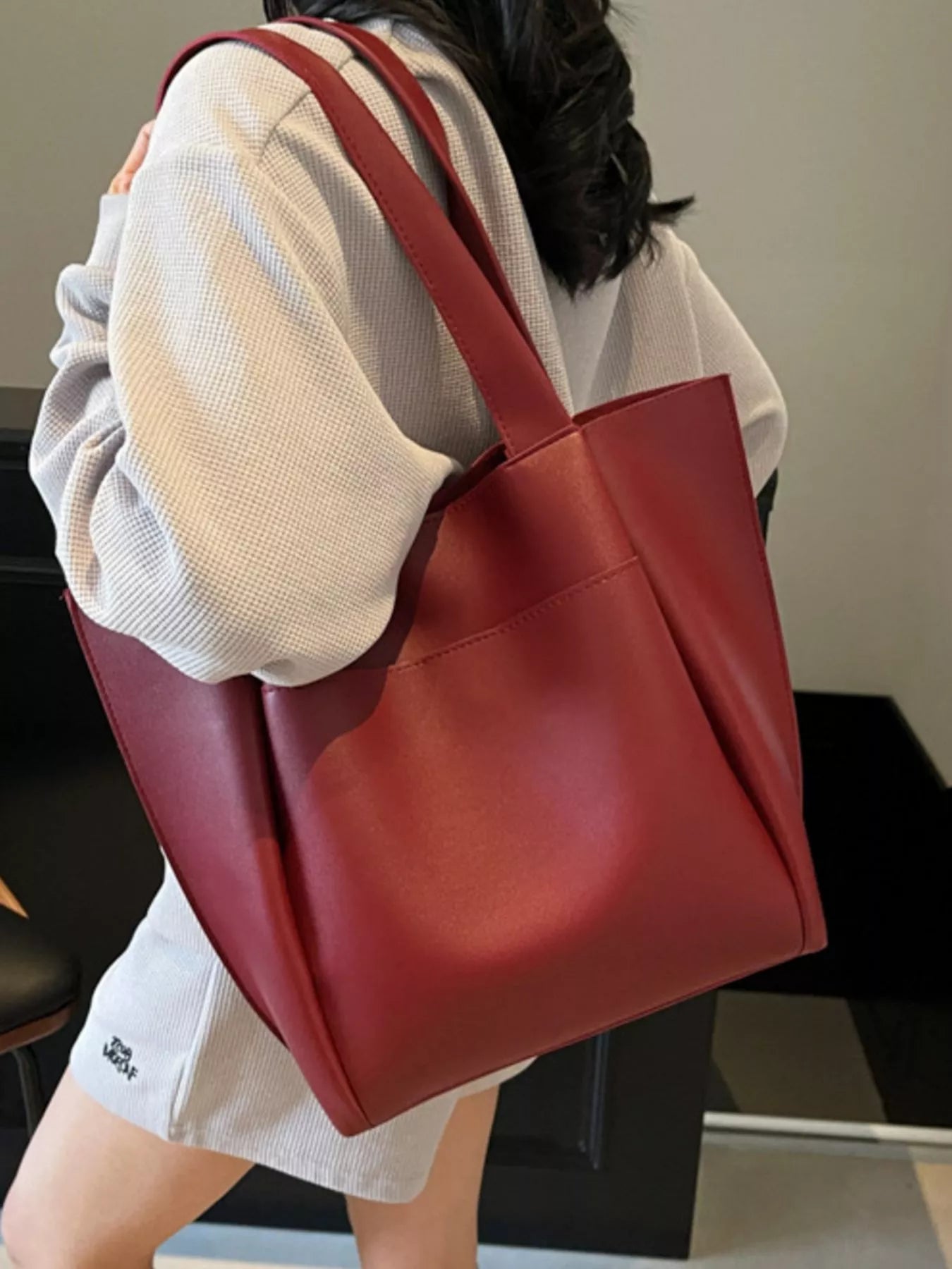 PU Leather Shoulder Bag nicholesgifts