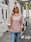 NicholesGifts Women Ribbed Drawstring Long Sleeve Hoodie nicholesgifts