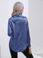 Collared Neck Buttoned Long Sleeve Shirt nicholesgifts