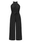 Cutout Tied Pleated Sleeveless Jumpsuit nicholesgifts