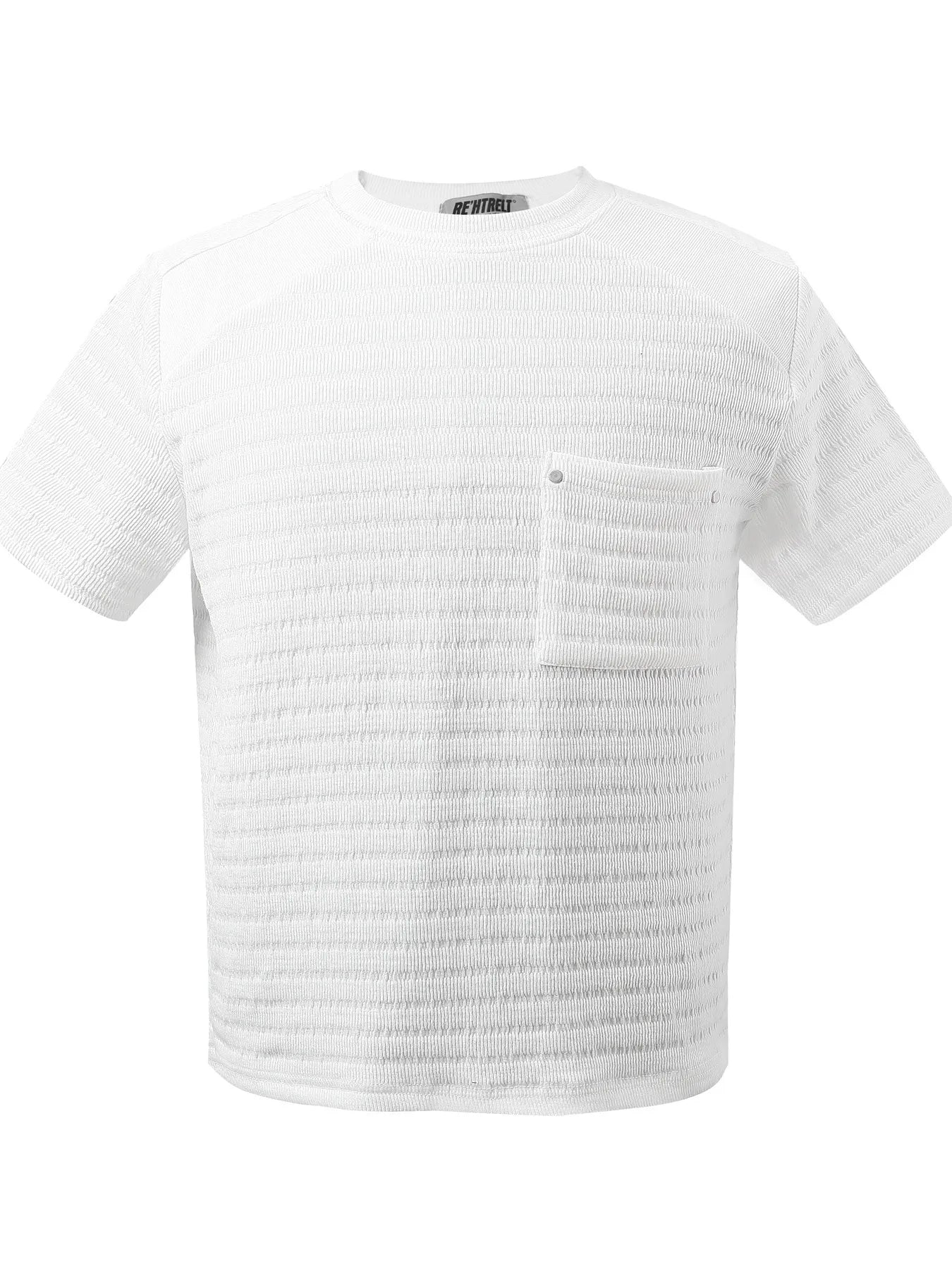 Men's Basic style Round Neck Solid T-Shirt Trendsi