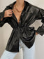 Snap Down Collared Jacket nicholesgifts
