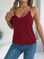 Openwork Scoop Neck Knit Vest nicholesgifts