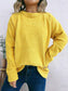Round Neck Raglan Sleeve Sweater nicholesgifts