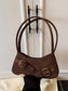 Buckle Decor Shoulder Bag nicholesgifts