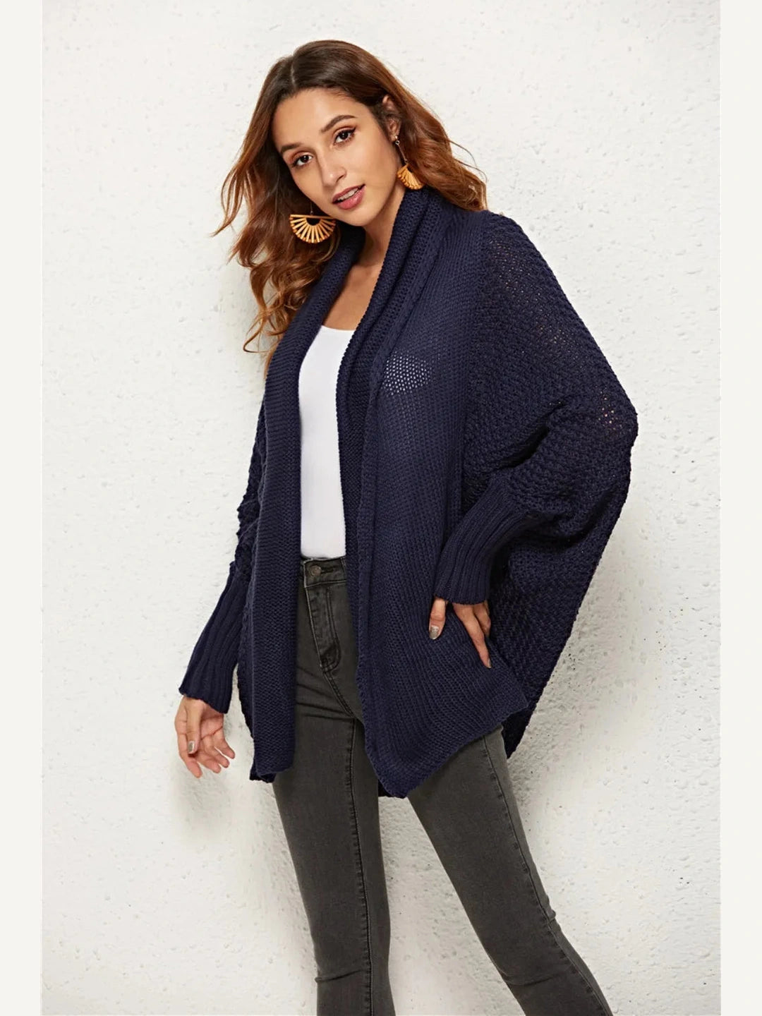 Women Angel Wings Open Front Batwing Sleeve Cardigan nicholesgifts