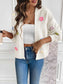 Floral Long Sleeve Open Front Cardigan nicholesgifts