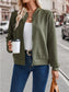 Zip Up Long Sleeve Jacket nicholesgifts