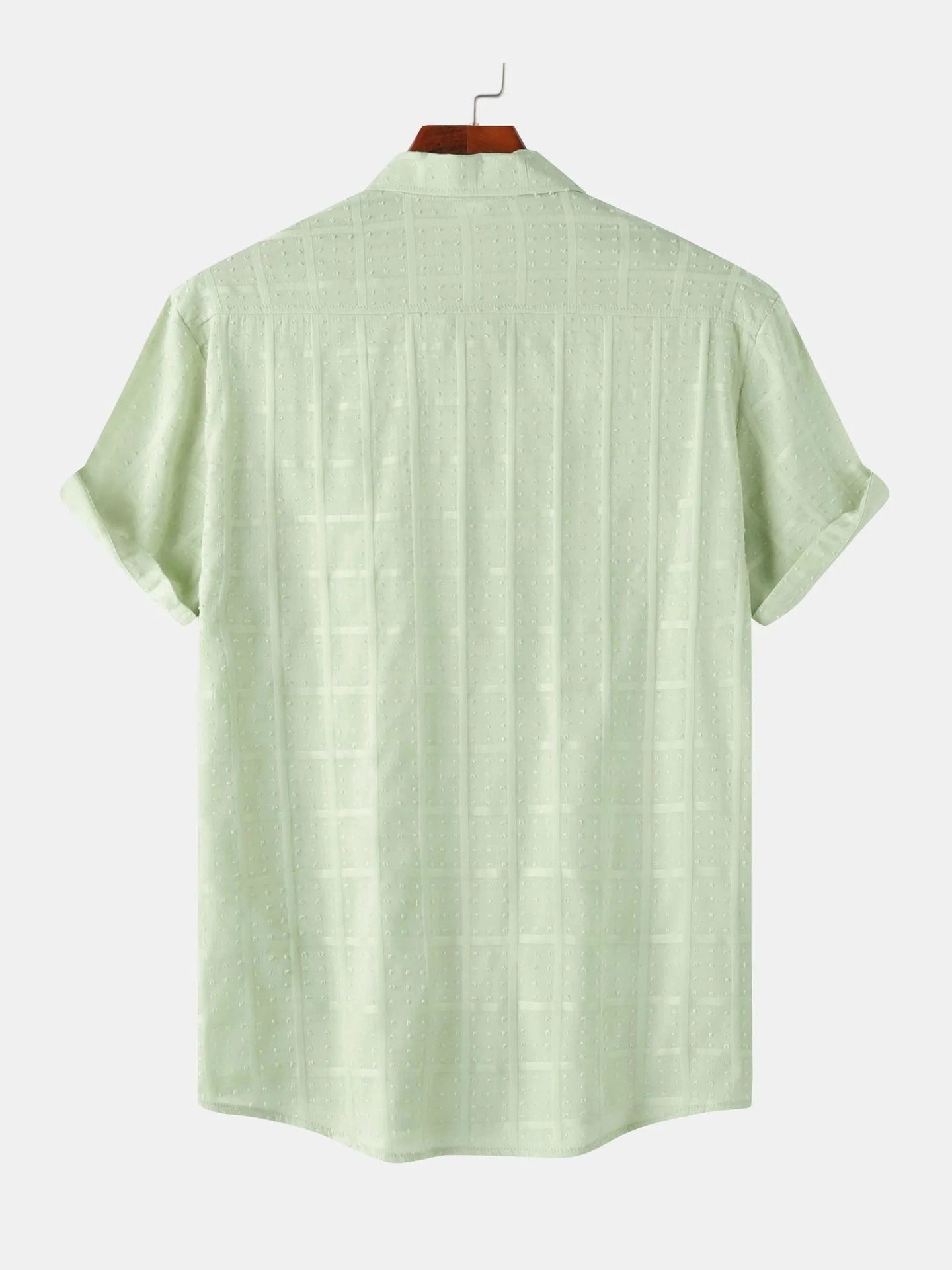 Men's Casual Short Sleeve Button Down Shirt NicholesGifts