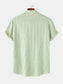 Men's Casual Short Sleeve Button Down Shirt nicholesgifts