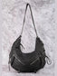 Fame Larger Leather Crescent Shoulder Bag nicholesgifts