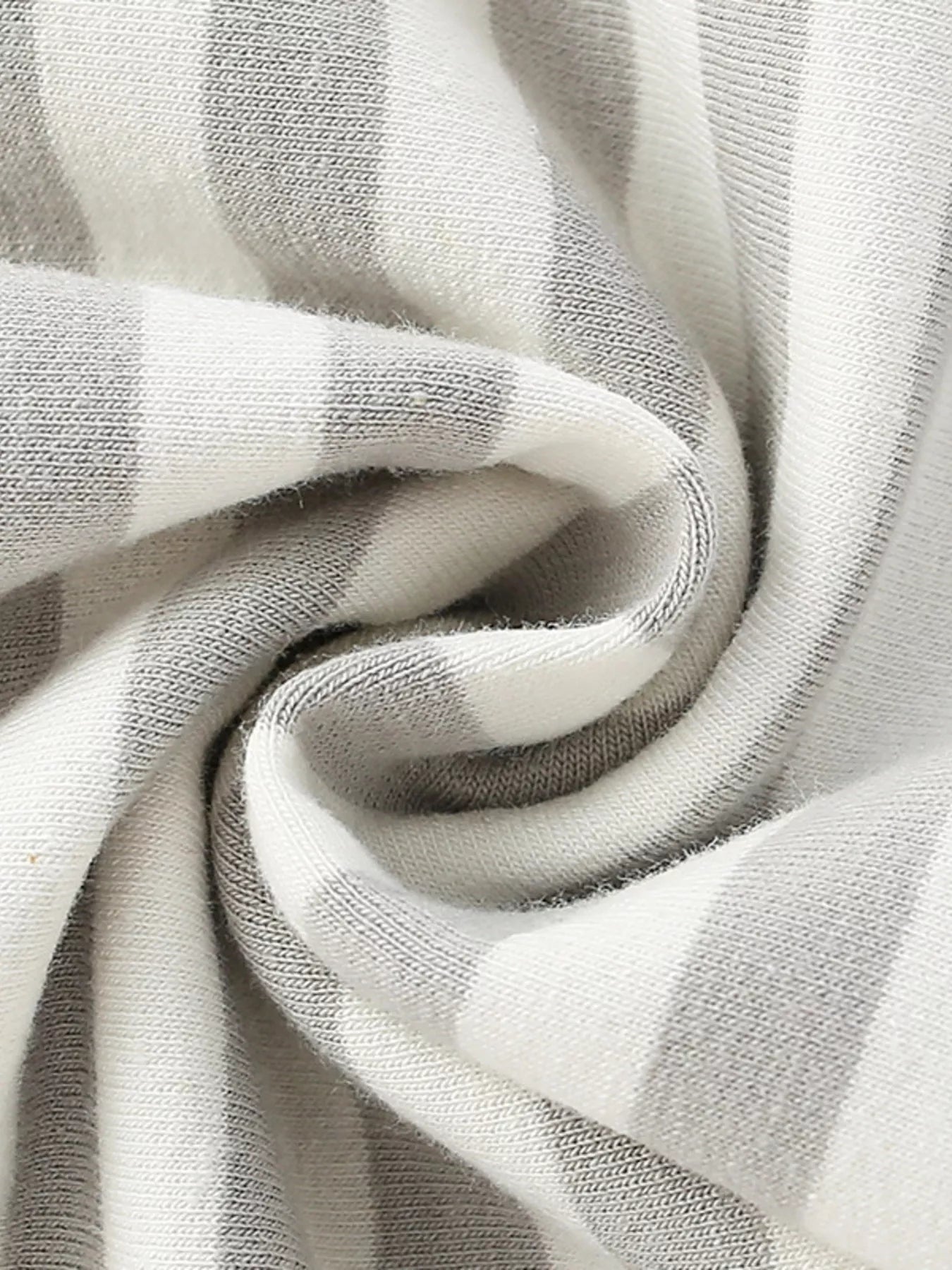 Children's Striped Cat Crew Neck Sweatshirt Trendsi