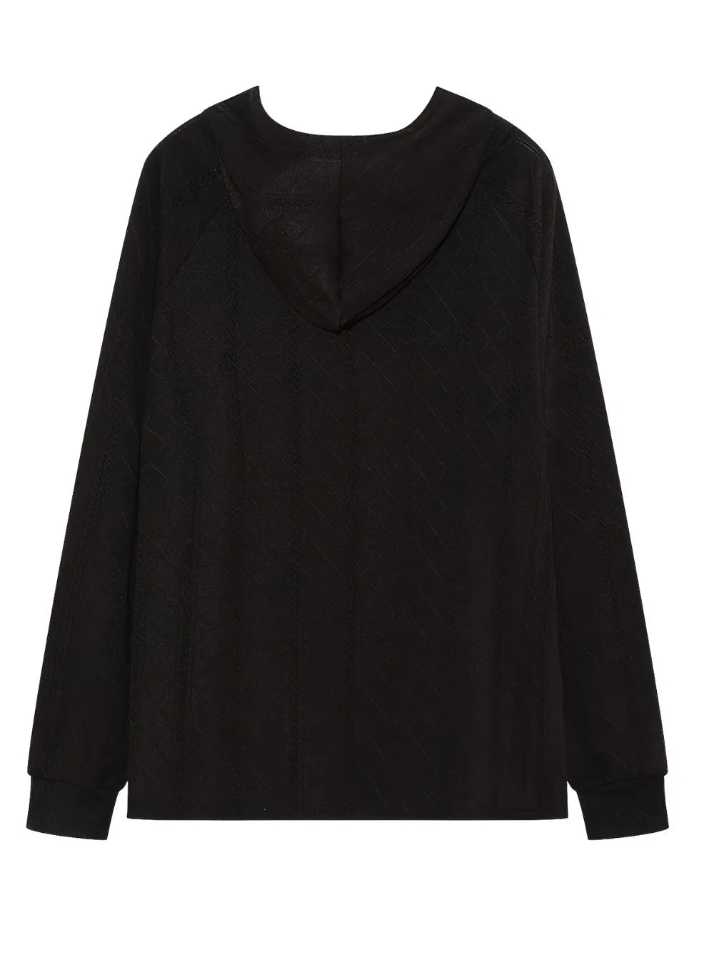 Full Size Drawstring Long Sleeve Hoodie Trendsi