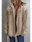 Women Snap Front Hooded Corduroy Shacket nicholesgifts