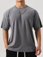 Men's Plus Size Round Neck Half Sleeve T-Shirt nicholesgifts