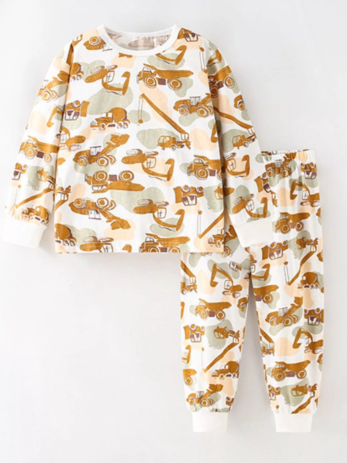 Children's Dinosaur Round Neck Top and Pants Set NicholesGifts