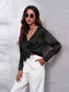 Button Up Collared Neck Long Sleeve Shirt nicholesgifts