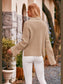 Mock Neck Drop Shoulder Sweater nicholesgifts