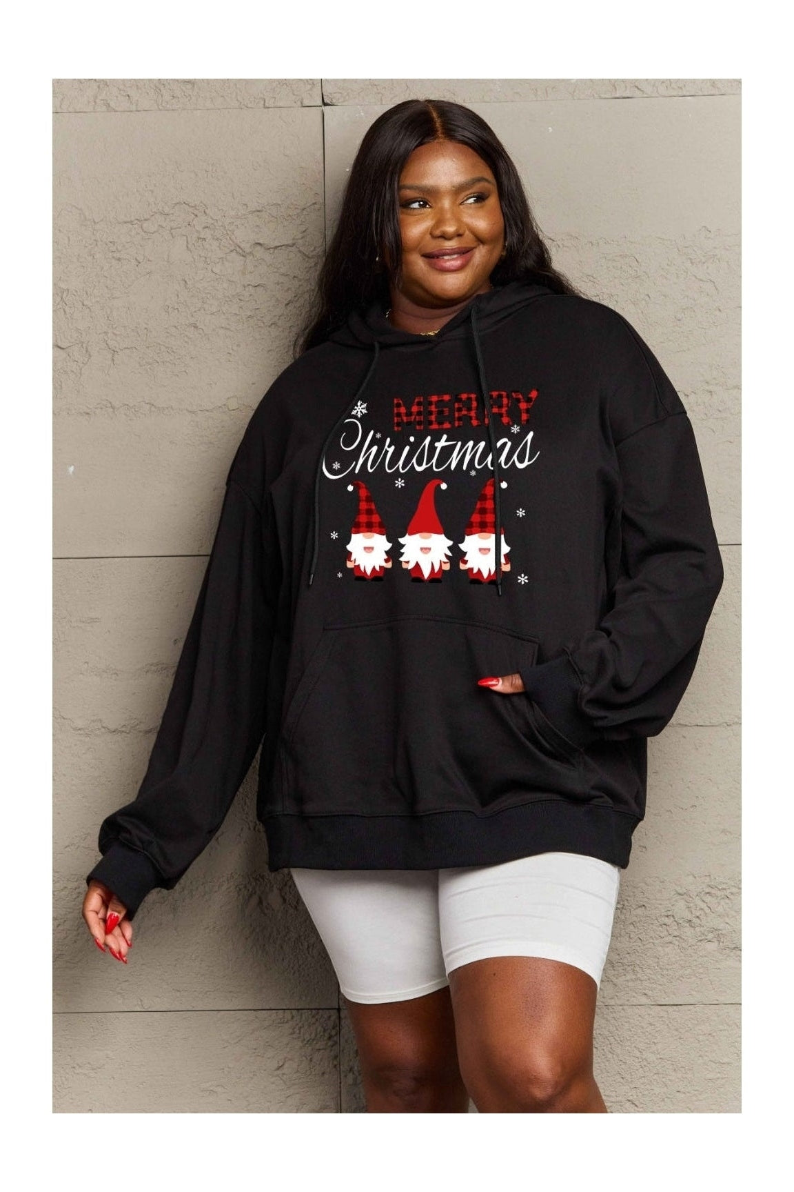 Simply Love Full Size MERRY CHRISTMAS Graphic Hoodie nicholesgifts
