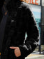 Fuzzy Checkered Zip Up Jacket nicholesgifts