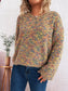 Colorful Long Sleeve Sweater nicholesgifts