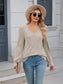Lace Detail V-Neck Long Sleeve T-Shirt nicholesgifts
