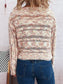 Round Neck Long Sleeve Sweater nicholesgifts