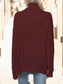 Turtleneck Drop Shoulder Long Sleeve Sweater nicholesgifts