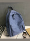 Zip Cotton Backpack Bag nicholesgifts