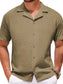 Men's Plus Size Button Down Short Sleeve Shirt nicholesgifts