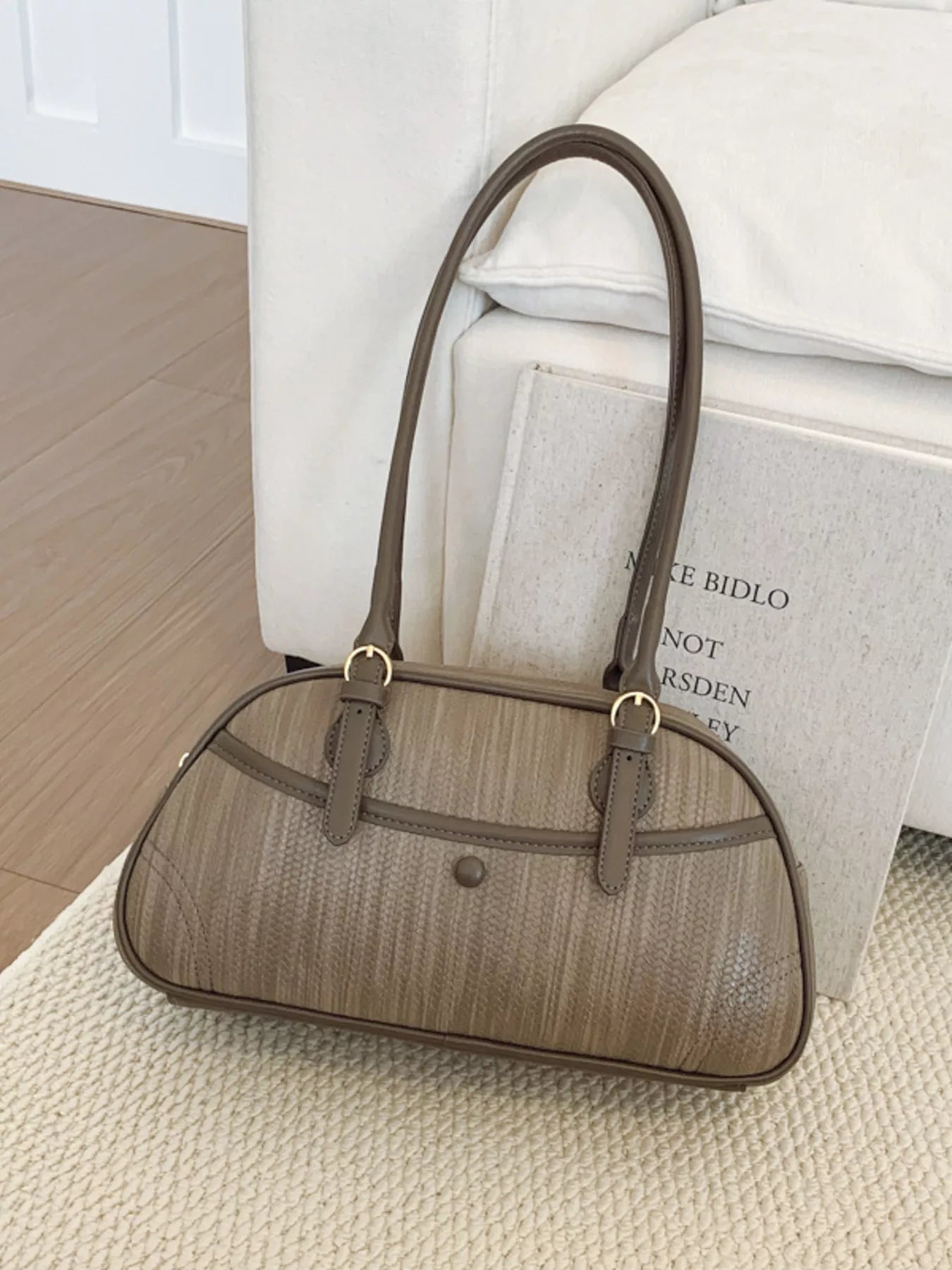 Vintage Buckle Shoulder Bag nicholesgifts