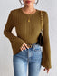 Honey Round Neck Flare Sleeve T-Shirt nicholesgifts