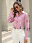 Printed Collared Neck Buttoned Shirt nicholesgifts
