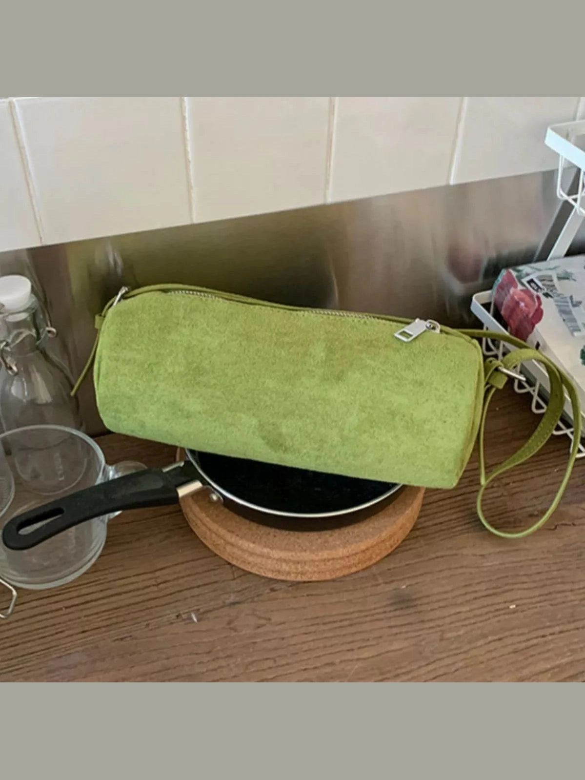 Retro Cylinder Shoulder Bag nicholesgifts