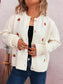 Strawberry Button Up Long Sleeve Cardigan nicholesgifts