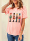 Nutcracker Round Neck Short Sleeve T-Shirt nicholesgifts
