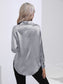 Collared Neck Buttoned Long Sleeve Shirt nicholesgifts