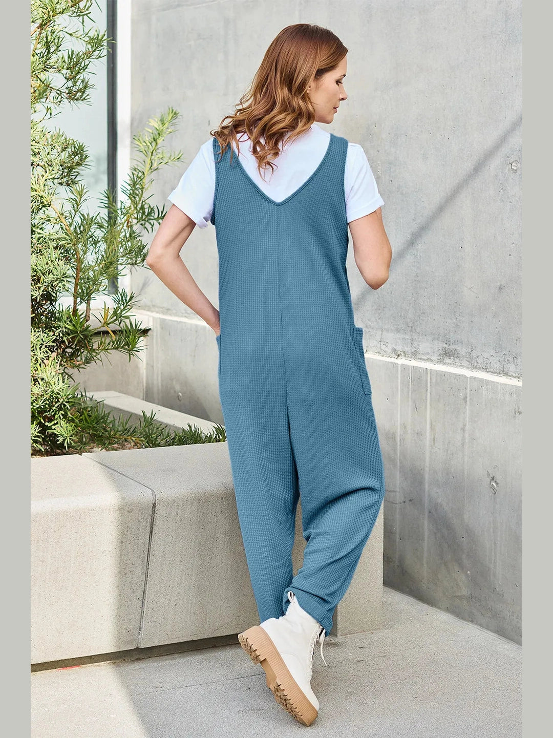 Double Take Full Size Sleeveless Straight Jumpsuit nicholesgifts
