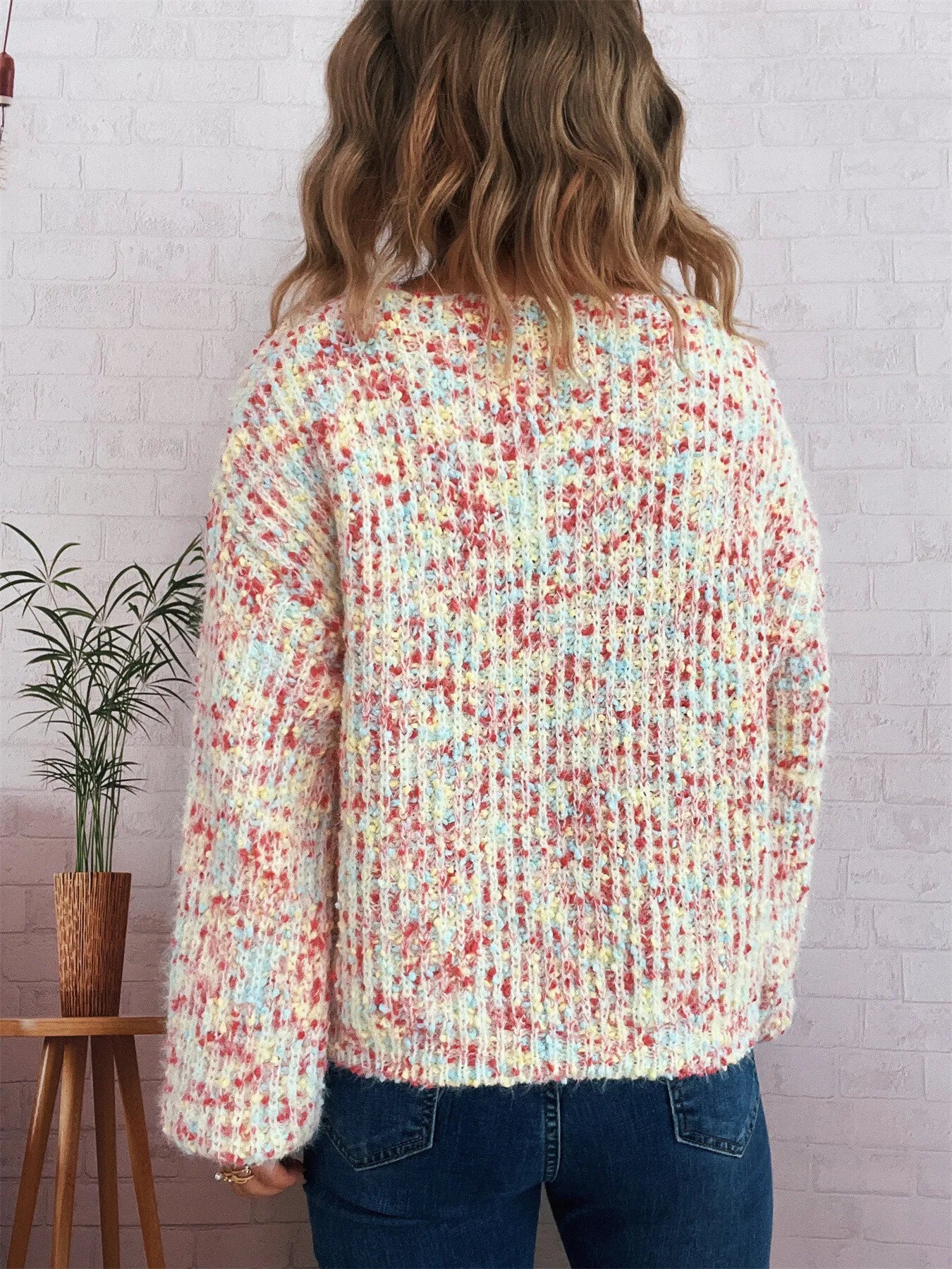 Colorful Long Sleeve Sweater