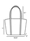 Fame Large Grommeted Suede Shoulder Bag nicholesgifts