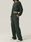 Crisscross Round Neck Top and Drawstring Pants Set nicholesgifts