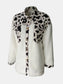 Fuzzy Button Up Long Sleeve Jacket nicholesgifts