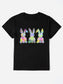 Rabbit Round Neck Short Sleeve T-Shirt nicholesgifts