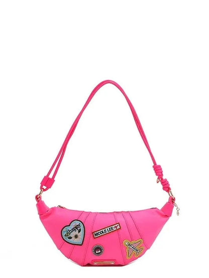 Nicole Lee USA Color Patch Croissant Bag nicholesgifts