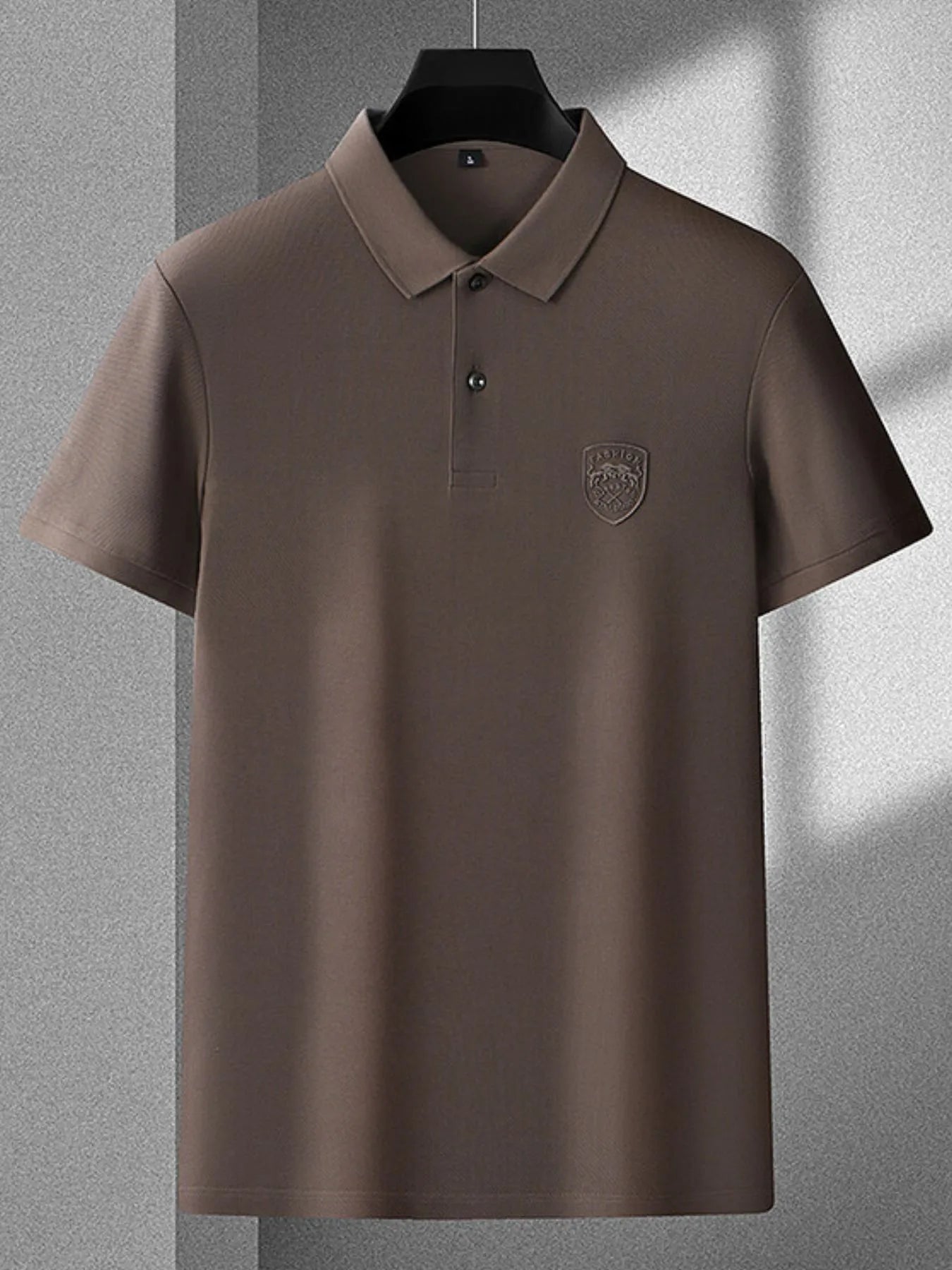 Men's Plus Size Collared Neck Short Sleeve Polo NicholesGifts