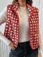 Plaid Zip Up Vest Coat nicholesgifts