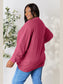 Women Basic Bae Full Size Ribbed Cocoon Cardigan nicholesgifts