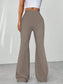 Women High Waisted Flare Pants nicholesgifts