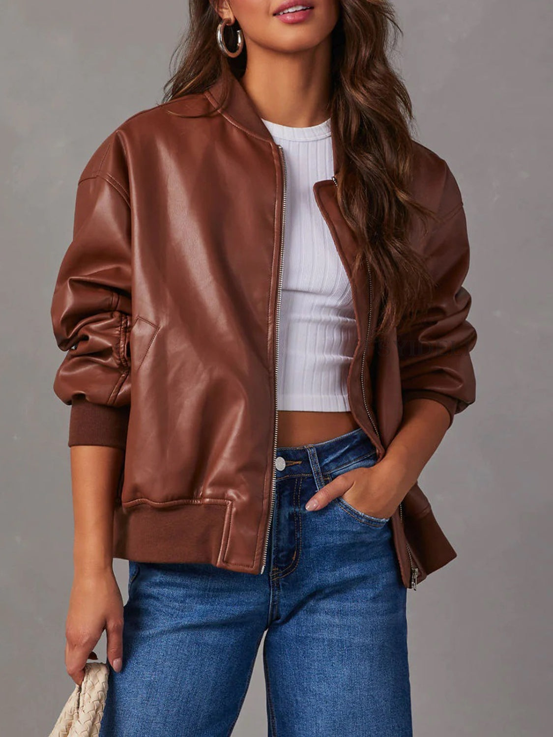Zip Up Long Sleeve Jacket NicholesGifts