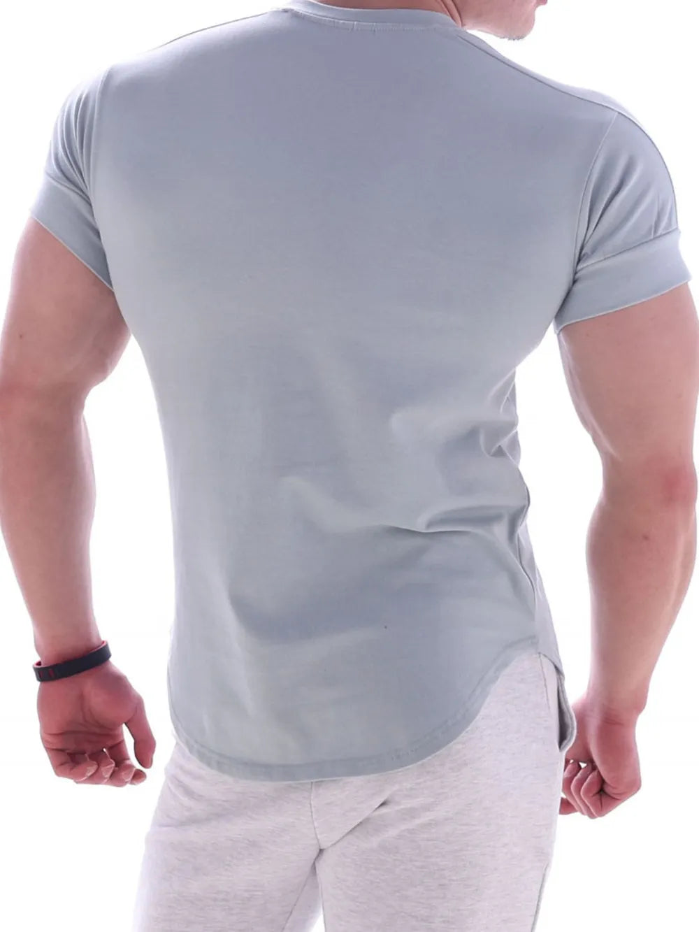 Men's Round Neck Short Sleeve T-Shirt Trendsi